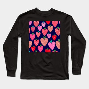 Strawberry hearts Long Sleeve T-Shirt